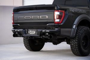 Ford F-150 Raptor Rear Bumper - Addictive Desert Designs - Phantom - Hammer Black - `21-`22 Ford F-150 Raptor Rear Bumper - Addictive Desert Designs - Phantom - Hammer Black - `21-`22